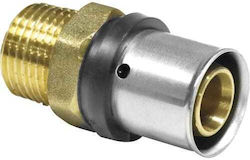 Ρακόρ Αρσενικό Pipetec Press Πολυστρωματικής 50 X 4 – 1 ¼“