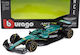 Model Metalic Burago Aston Martin 1/43 F1 Amr25 F1 Amr25 Echipa Aramco Cognizant Nr 14 Sezon 2025 Fernando Alonso Verde Negru