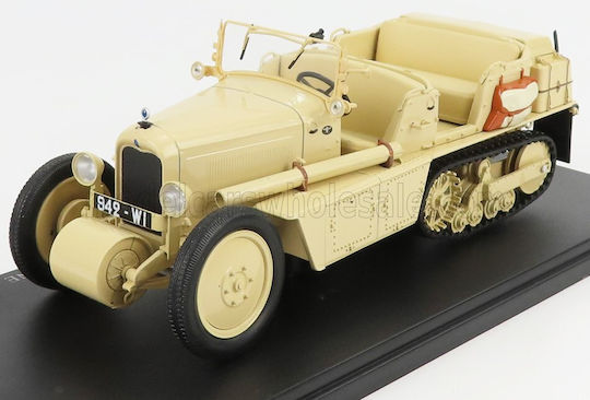 Model Static Metalic Citroen Autochenille P17 Croisiere Galben 1930 1:24 Militar Nisip