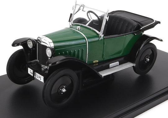 Model Metalic Opel 4/12 Cp Laubfrosch Cabriolet Deschis 1924 1:24 Roșu Negru