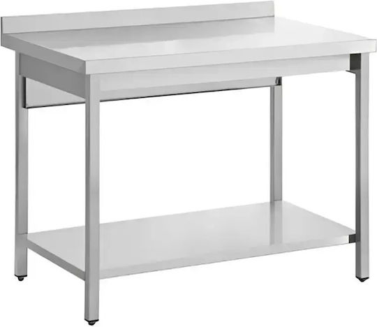 Lappas Stainless Steel Workbench M189.2xB70xH97.3cm