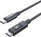 Choetech USB 2.0 Cable USB-C Male - USB-C 60W PD Black 1.2m