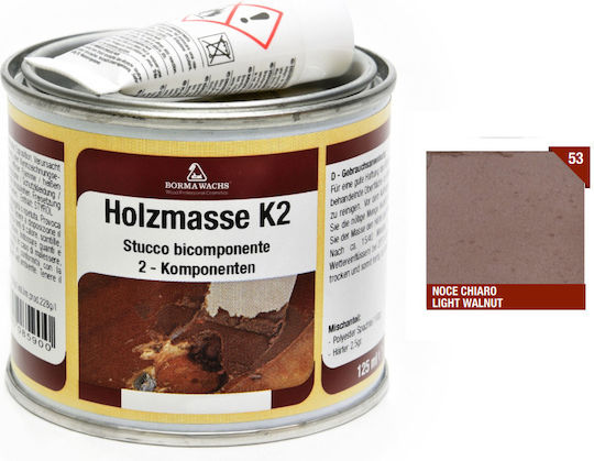 Borma Wachs Chit De Lemn Poliester / 2 Componente Nuc Deschis 125ml