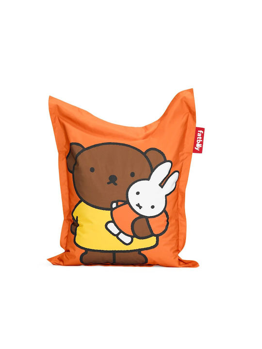 Beanbag Junior X Miffy / Boris Portocaliu 130 cm