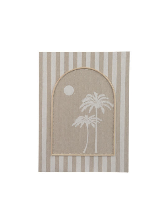 Πίνακας Canvas Mdf Φοίνικες Ριγέ 30x40cm Kaemingk 891527-2 00056333