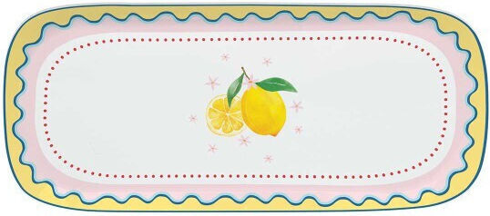 Marva Porcelain Yellow Serving Platter 40x17.5cm Marva Porcelain Yellow Serving Platter 40x17.5cm