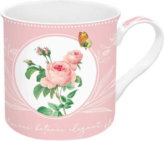 Marva Porcelain Pink Mug 300ml