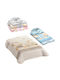 Adam Home Spanish Nursery Swaddling Blanket Ster Blue 80x90cm