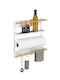 Wenko Metallic White Paper Towel Holder 33x6x8cm