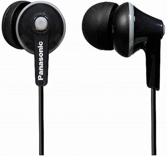Panasonic Ακουστικά Ψείρες In Ear Μαύρα RP-HJE125E-K