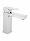 Granitan Retro Waschbeckenarmatur Silber