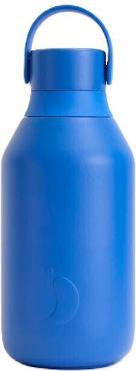 Chilly's Seria 3 Sticlă Termos Din Oțel Inoxidabil Fără BPA 350ml Albastru Pacific