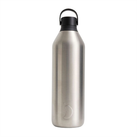 Chilly's Series 3 Bottle Thermos Stainless Steel BPA Free 1lt Stainless Steel