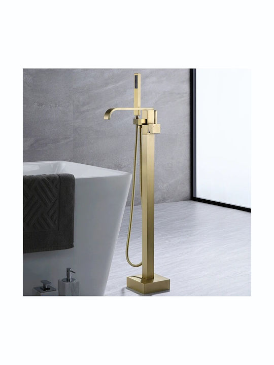 Mischbatterie Badewanne Komplettes Set Gold