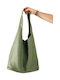 Women's Shoulder Shopper Bag Green