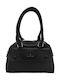 Fabric Women's Shoulder Bag Black