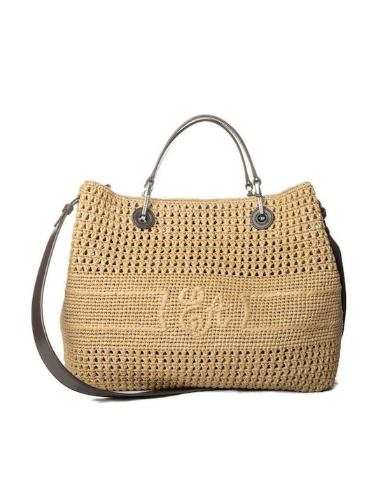 Emporio Armani Rattan Gestrickte Damen Handtaschen und Damentaschen Shopper Emporio Armani Rattan Gestrickte Damen Handtaschen und Damentaschen Shopper