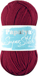 Kamgarn Papatya Super Stitch Νημα Πλεξιματος Col3230 Μπορντω Ακρυλικο 100gr 200mtr Kamgarn Papatya Super Stitch Νημα Πλεξιματος Col3230 Μπορντω Ακρυλικο 100gr 200mtr