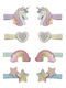 Mimi & Lula Set Kids Hair Clips with Bobby Pin Hair Clip Unicorn 8 Pieces