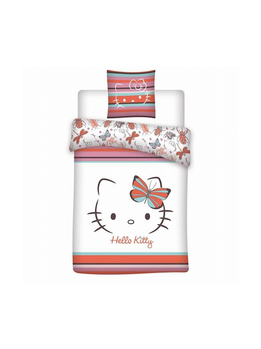 Herding Σετ Παιδική Παπλωματοθήκη Hello Kitty