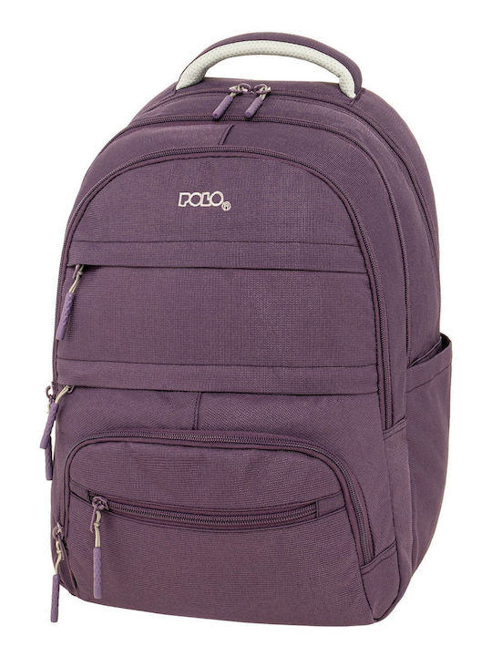 Polo Multi Pocket Backpack Purple Polo Multi Pocket Backpack Purple