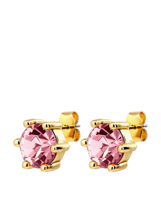 Dyrberg/Kern Stud Earrings Made of Gold Plated Steel