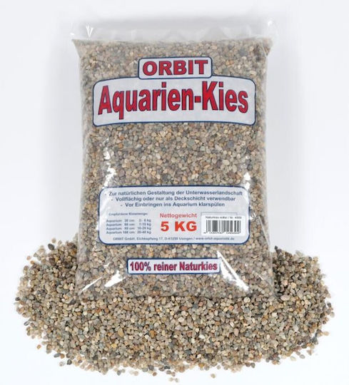 Φυσικη Αμμος Ενυδρειου Orbit Natural Gravel Medium 3–5 Mm 5 Kg