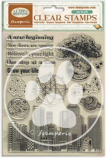 Σφραγίδα Stamperia 14×18 Cm A New Beginning
