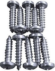 Epsealon Șuruburi Inox Cu Capete & Mulinete 10 Bucăți