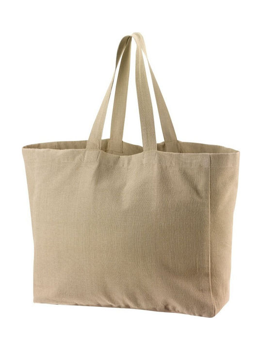 Τσαντα Ψωνια Winkler Grace Camel 40x35x15 100% Cotton