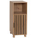 Eurocasa Ντουλάπι Μπάνιου 35x30x86cm Καφέ