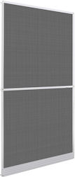 vidaXL Mosquito Net Door Hinged White