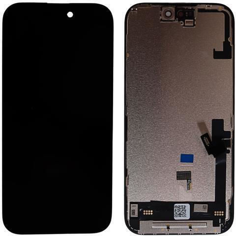 OLED Екран Hard със Сензорен Механизъм за Apple iPhone 16 Plus (Черен)