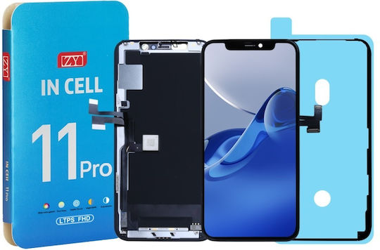 Οθόνη με Μηχανισμό Αφής για Iphone 11 Pro (Μαύρο)