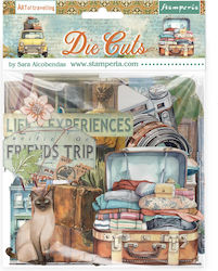 Decupaje Stamperia Art Travelling