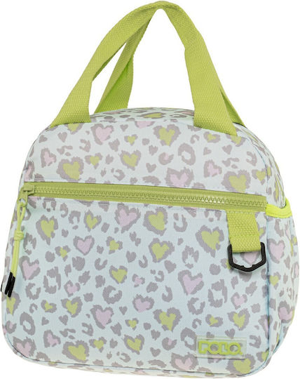 Polo School Insulated Lunch Bag 6L Green 29x15x22cm