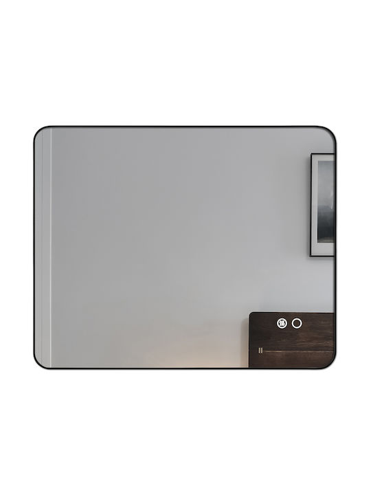 Polihome Oglindă de Perete cu Ramă 80x60cm