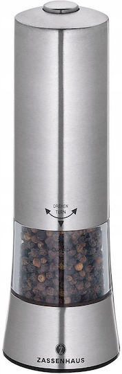 Zassenhaus Electric Inox Pepper Mill In Gray Colour 18cm