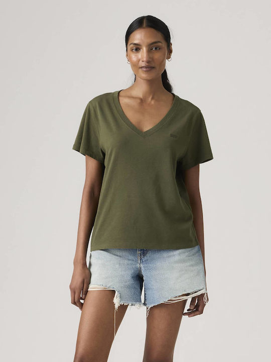 Levi's Γυναικείο T-shirt Green