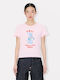 Women's T-shirt Flamingo Pink