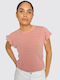 Damen Baumwollpullover Rosa