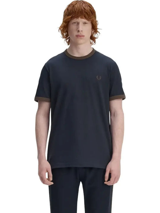 Fred Perry Ringer T-shirt Μπλε