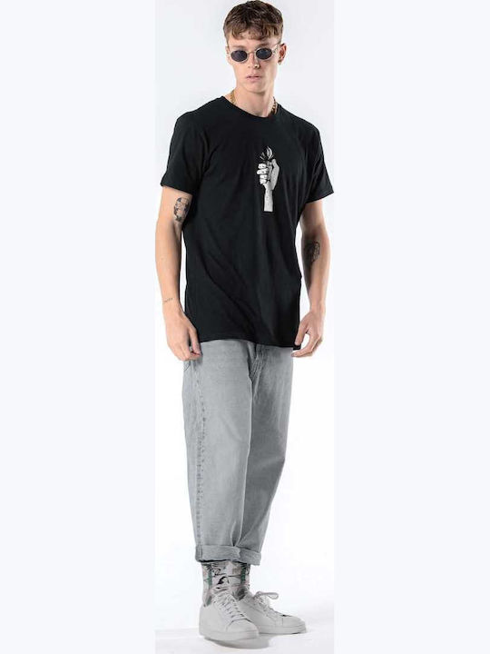 T-shirt Μαύρο