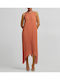 Summer Midi Dress for Wedding - Christening Terracotta