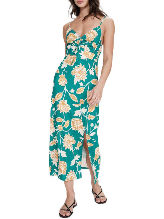 Summer Midi Dress Green