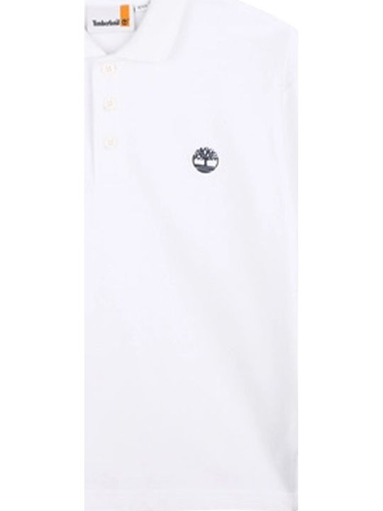 Kids Polo Short-Sleeved White