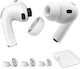 Силиконови Eartips Ahastyle Wg187 За Apple Airpods Pro 3 S M L Бял 3 Чифта