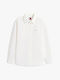 Long Sleeve Women's Linen Shirt Ecru
