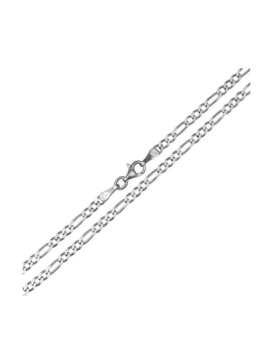 Silberne Kette Nacken