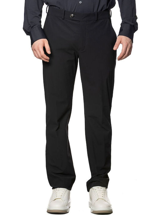 Chino Trousers In Straight Leg Black